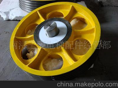 南浔三菱电梯配件经营部 专业供应电梯铸铁轮及各类配件